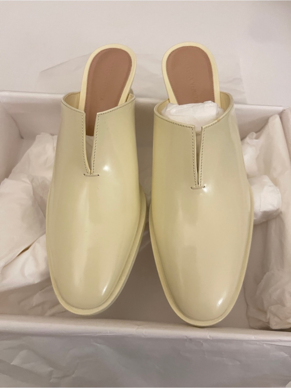 Bottega Cha Cha Mule Lemon
